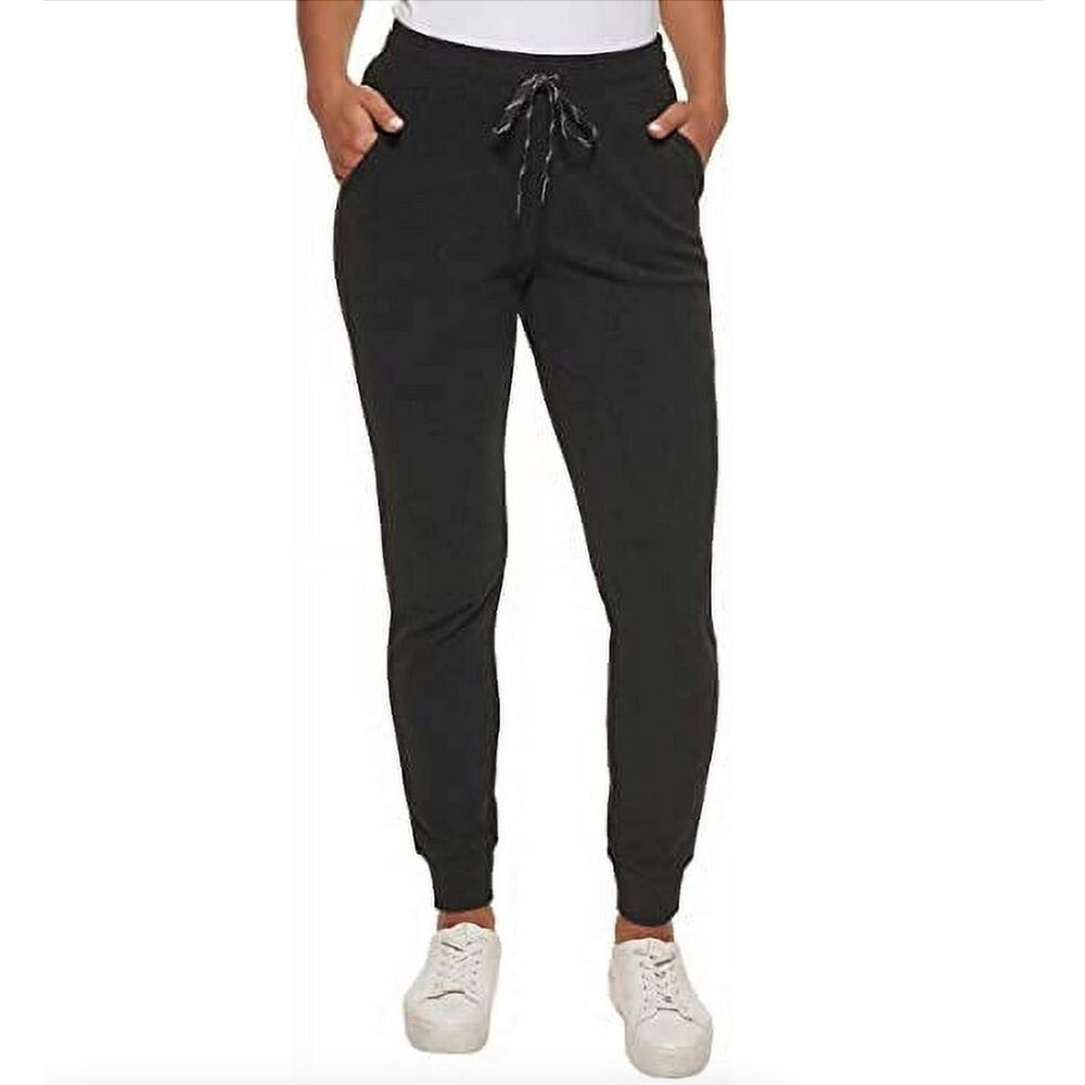 2/$15 Marc New York Midweight Ribbed Jogger Pants Black Size S